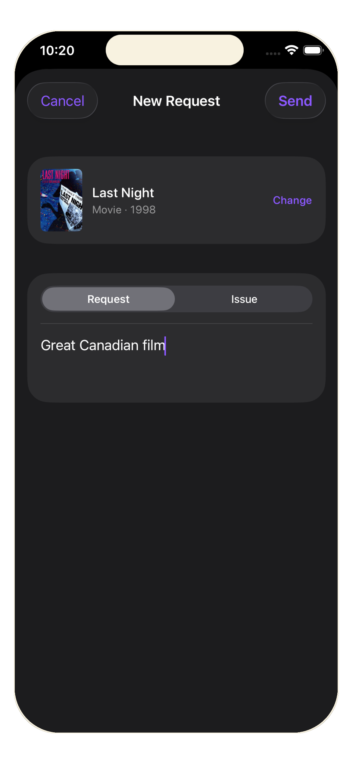 A request thread in RoostDASH