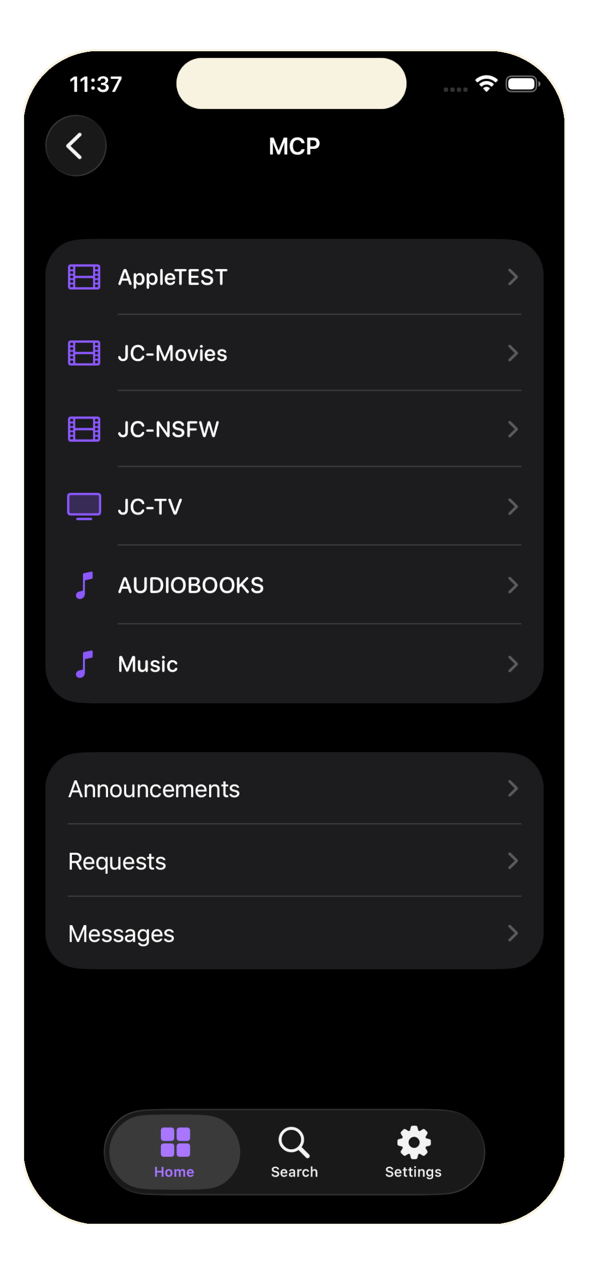 A RoostDASH server list